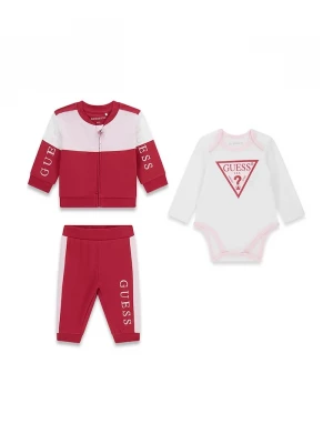 Obrázek produktu Guess každodenní set dětský bavlněný červená