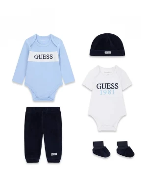 Obrázek produktu Guess každodenní set kojenecký bavlněný modrá