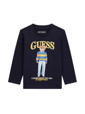 Obrázek produktu GUESS KIDS Tričko 'GUESS KIDS LS T-SHIRT T-SHIRT' tmavě modrá