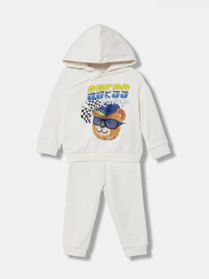 Obrázek produktu Guess Kojenecká bavlněná tepláková souprava Guess 2-pack béžová