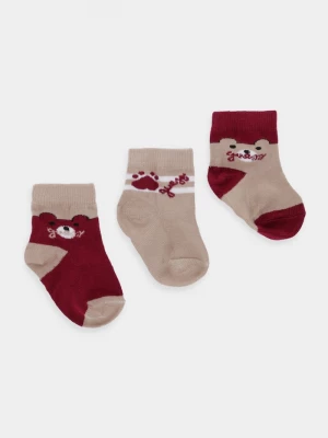 Obrázek produktu Guess Kojenecké ponožky Guess 3-pack hnědá