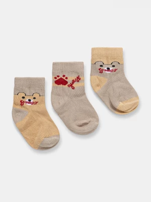 Obrázek produktu Guess Kojenecké ponožky Guess 3-pack hnědá