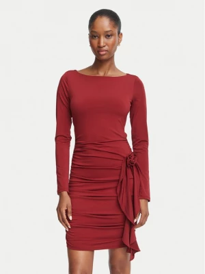Obrázek produktu Guess Koktejlové šaty W6BK19 K6104 Bordó Slim Fit