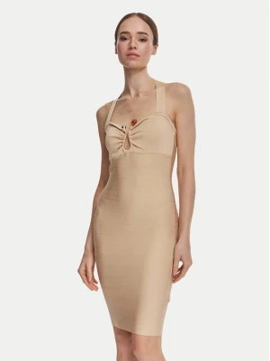 Obrázek produktu Guess Koktejlové šaty W6YK57 Z1044 Béžová Slim Fit