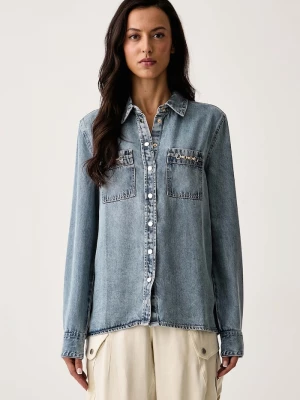 Obrázek produktu Guess košile dámská z lyocellu ELIZA modrá