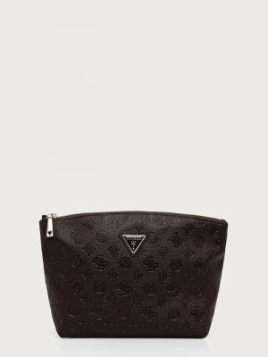 Obrázek produktu Guess Kosmetická taštička dámská z imitace kůže LENWOOD hnědá