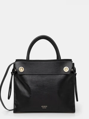 Obrázek produktu Guess Kožená kabelka Guess BIANCA černá