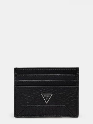 Obrázek produktu Guess Kožené pouzdro na karty Guess BARCELLONA černá