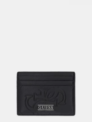 Obrázek produktu Guess Kožené pouzdro na karty Guess BOSTON černá