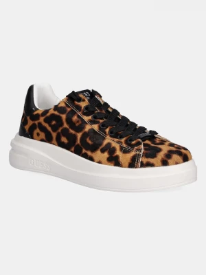 Obrázek produktu Guess Kožené tenisky Guess ELBINA8 hnědá