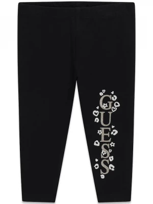 Obrázek produktu Guess legíny dětské bavlněné s elastanem černá
