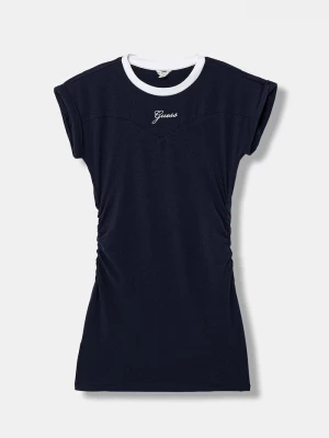 Obrázek produktu Guess letní šaty bavlněné s elastanem námořnická modř