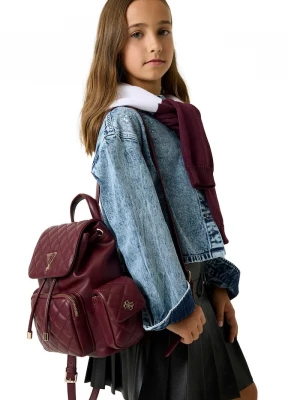 Obrázek produktu Guess městský batoh dětský z imitace kůže burgundské