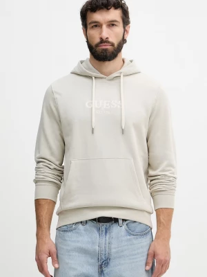 Obrázek produktu Guess mikina kapucí pánská bavlnou béžová