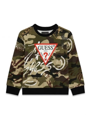 Obrázek produktu Guess Mikina N6BQ02 K6111 Tmavě zelená Regular Fit