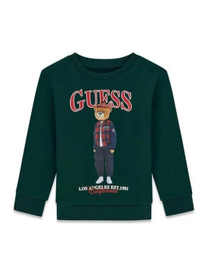 Obrázek produktu Guess Mikina N6BQ03 K6112 Tmavě zelená Regular Fit