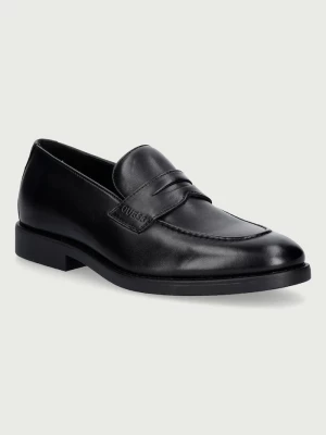 Obrázek produktu Guess mokasíny pánské kožené DRIFTKIN černá