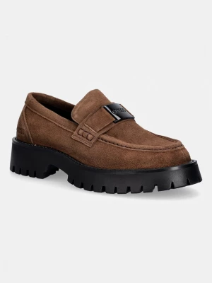 Obrázek produktu Guess mokasíny pánské semišové GORIZIA hnědá