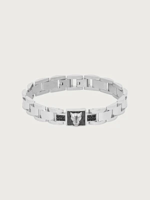 Obrázek produktu Guess náramek pánský z nerezové oceli PANTHER stříbrná