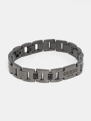 Obrázek produktu Guess náramek pánský z nerezové oceli s krystalem stříbrná