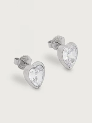 Obrázek produktu Guess náušnice dámské CRYSTAL LOVE stříbrná