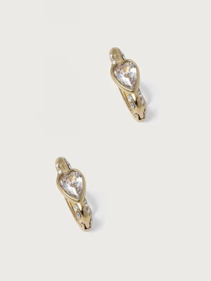 Obrázek produktu Guess náušnice dámské z nerezové oceli s kubickým zirkonem CRYSTAL LOVE zlatá