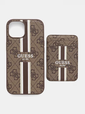 Obrázek produktu Guess Obal na telefon iPhone 15 hnědá