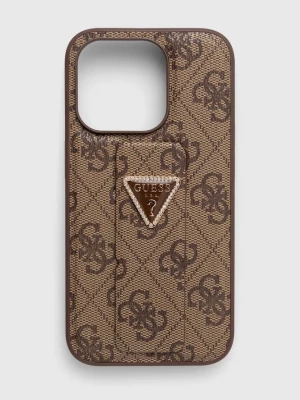 Obrázek produktu Guess Obal na telefon Guess iPhone 15 Pro 6.1'' hnědá