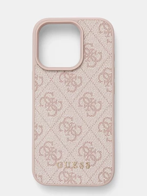Obrázek produktu Guess Obal na telefon Guess iPhone 16 Pro 6.3 růžová