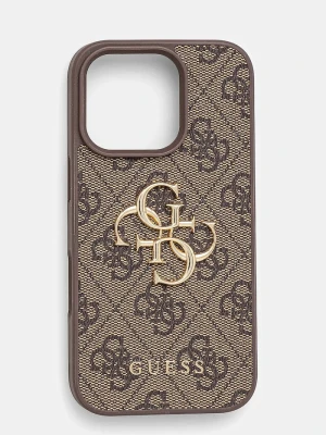 Obrázek produktu Guess Obal na telefon iPhone 16 Pro 6.3 hnědá