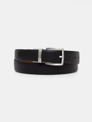 Obrázek produktu Guess oboustranný pásek pánský kožený černá