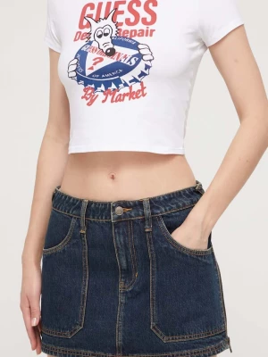 Obrázek produktu Guess Originals Džínová sukně Guess Originals námořnická modř