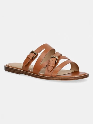 Obrázek produktu Guess pantofle dámské kožené GRAYDEN hnědá