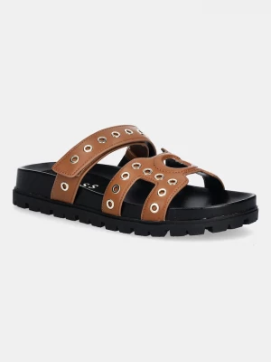 Obrázek produktu Guess Pantofle FASHIE hnědá