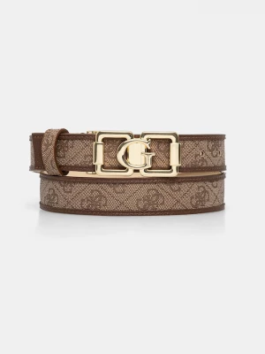 Obrázek produktu Guess pásek dámský z imitace kůže KARNILLA hnědá