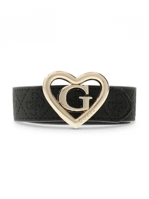 Obrázek produktu Guess pásek dětský z imitace kůže černá