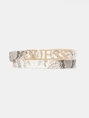 Obrázek produktu Guess pásek z imitace kůže LEFIA béžová