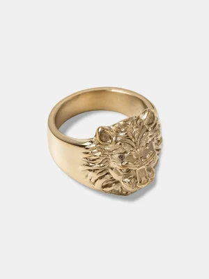 Obrázek produktu Guess Pečetní prsten LION KING zlatá