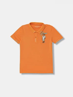 Obrázek produktu Guess polo dětské bavlněné oranžová