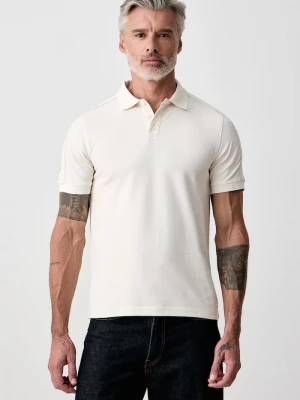 Obrázek produktu Guess polo pánské bavlněné s elastanem THOR béžová