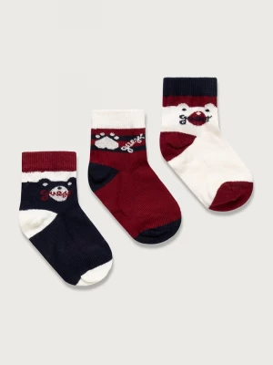 Obrázek produktu Guess ponožky dětské 3-pack béžová