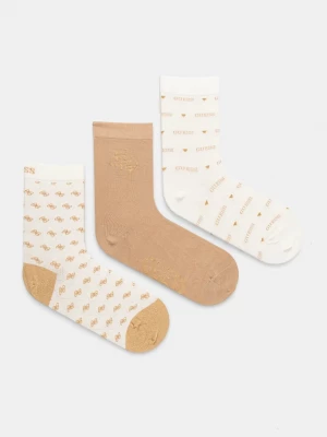 Obrázek produktu Guess Ponožky Guess 3-pack béžová