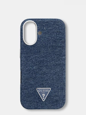 Obrázek produktu Guess pouzdro na telefon džínové iPhone 16 námořnická modř