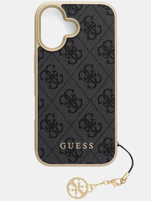 Obrázek produktu Guess pouzdro na telefon z imitace kůže iPhone 16 námořnická modř