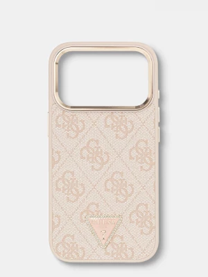 Obrázek produktu Guess pouzdro na telefon z imitace kůže iPhone 17 Pro růžová