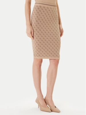 Obrázek produktu Guess Pouzdrová sukně W4BD53 Z37K0 Béžová Regular Fit