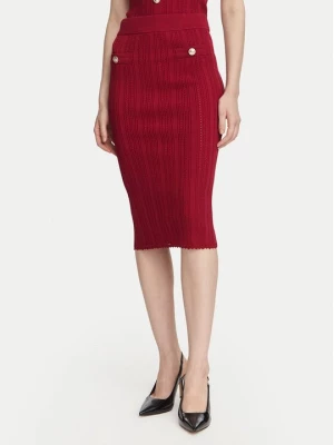 Obrázek produktu Guess Pouzdrová sukně W6YD23 Z0974 Bordó Slim Fit