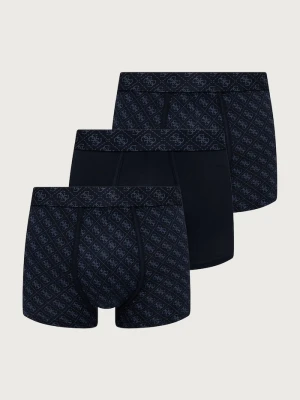 Obrázek produktu Guess přiléhavé boxerky pánské bavlněné s elastanem 3-pack námořnická modř
