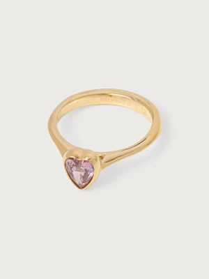 Obrázek produktu Guess prstýnek dámský z nerezové oceli CRYSTAL LOVE zlatá