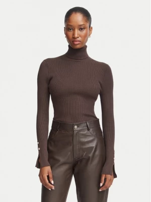 Obrázek produktu Guess Rolák W6BR29 Z1417 Tmavě hnědá Slim Fit